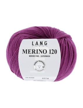 Lang Yarns Merino 120 Dark Fuchsia (34.0366)