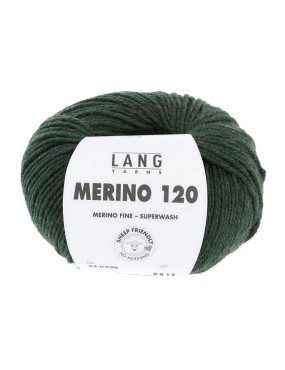 Lang Yarns Merino 120 Dark Green (34.0398)