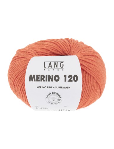 Lang Yarns Merino 120 Royal Orange (34.0459)