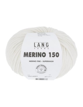 Lang Yarns Merino 150 White (197.0001)