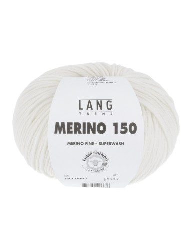 Lang Yarns Merino 150 White (197.0001)