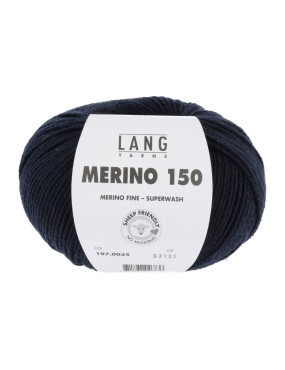 Lang Yarns Merino 150 Dark Navy (197.0025)