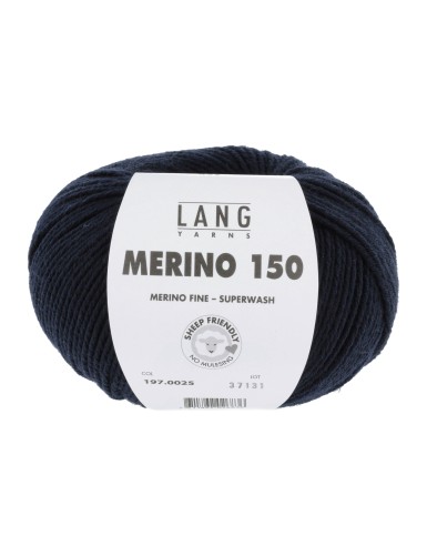 Lang Yarns Merino 150 Dark Navy (197.0025)