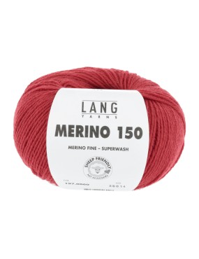 Lang Yarns Merino 150 Hot Red (197.0060)