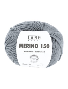 Lang Yarns Merino 150 Metal Grey (197.0124)