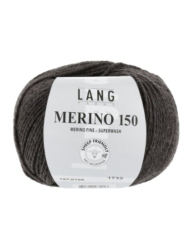 Lang Yarns Merino 150 Dark Brown (197.0168)