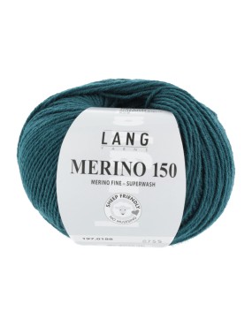 Lang Yarns Merino 150 Teal (197.0188)