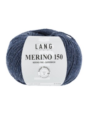 Lang Yarns Merino 150 Dark Jeans (0234)