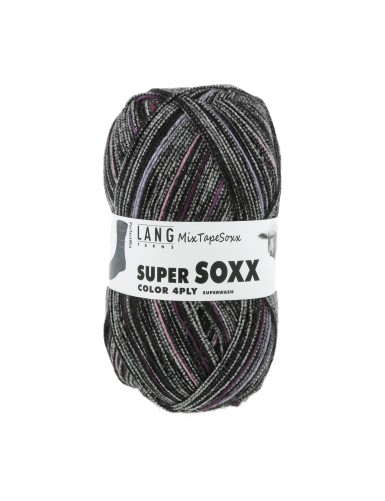 Lang Yarns Super Soxx Color 4 Ply MixTapeSoxx PerfectMix (0454)