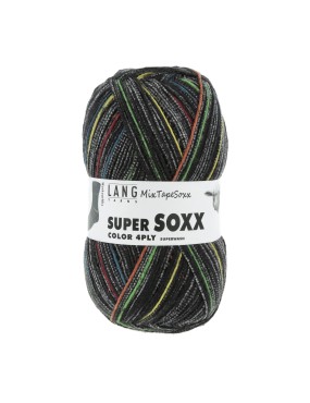 Lang Yarns Super Soxx Color 4 Ply MixTapeSoxx WorkoutMix (0455)