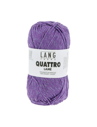 Lang Yarns Quattro Lame Purple (0146)