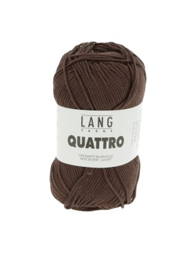 Lang Yarns Quattro Dark Chocolate (0168)