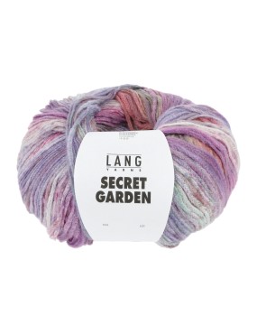 Lang Yarns Secret Garden Lilac Flowers (0005)