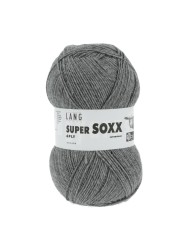 Lang Yarns Super Soxx 6 Ply Superwash UNI Granite Grey (0005)