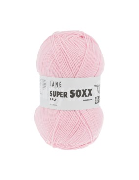 Lang Yarns Super Soxx 6 Ply Superwash UNI Roze (0009)