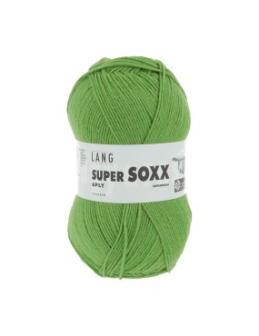 Lang Yarns Super Soxx 6 Ply Superwash UNI Green (0016)