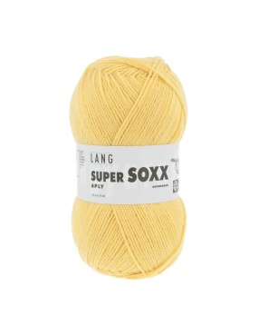 Lang Yarns Super Soxx 6 Ply Superwash UNI Canary (0043)