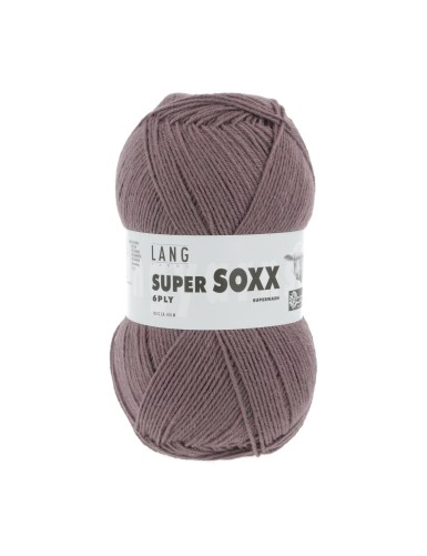 Lang Yarns Super Soxx 6 Ply Superwash UNI Mauve (0048)