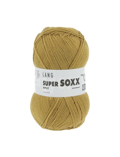 Lang Yarns Super Soxx 6 Ply Superwash UNI Ochre (0050)