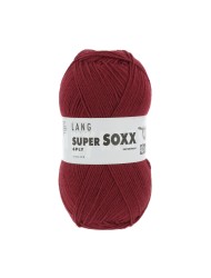 Lang Yarns Super Soxx 6 Ply Superwash UNI Scarlet (0061)