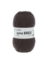 Lang Yarns Super Soxx 6 Ply Superwash UNI Dark Coffee (0067)