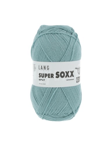 Lang Yarns Super Soxx 6 Ply Superwash UNI Seablue (0072)