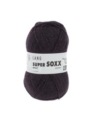 Lang Yarns Super Soxx 6 Ply Superwash UNI Aubergine (0080)