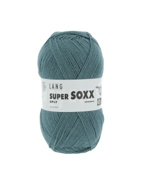 Lang Yarns Super Soxx 6 Ply Superwash UNI Teal (0088)