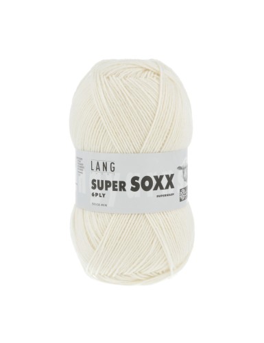 Lang Yarns Super Soxx 6 Ply Superwash UNI Naturel (0094)