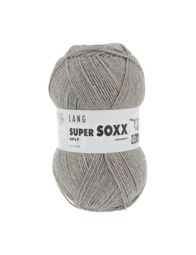 Lang Yarns Super Soxx 6 Ply Superwash UNI Taupe (0096)