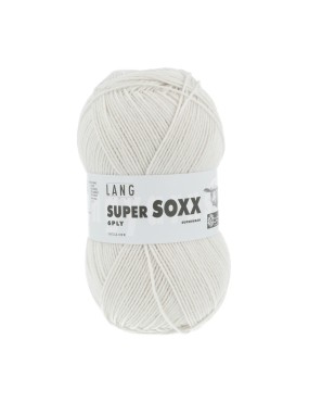 Lang Yarns Super Soxx 6 Ply Superwash UNI Ice Grey (0123)