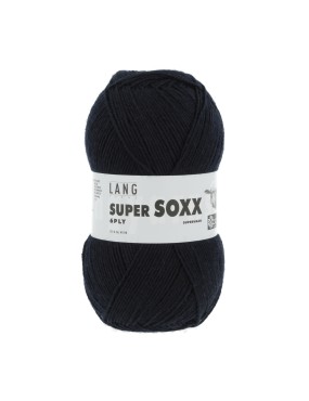 Lang Yarns Super Soxx 6 Ply Superwash UNI Dark Night (0125)