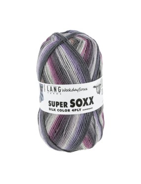 Lang Yarns Super Soxx Color 4 Ply Weekdaysoxx Tuesday (0464)