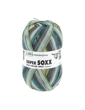 Lang Yarns Super Soxx Color 4 Ply Weekdaysoxx Wednesday (0465)