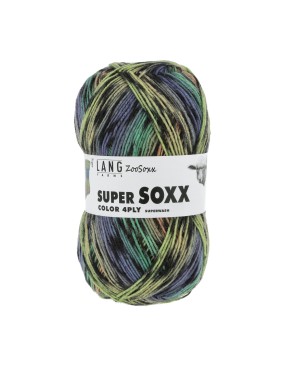 Lang Yarns Super Soxx Color 4 Ply Zoosoxx Tiger (0425)