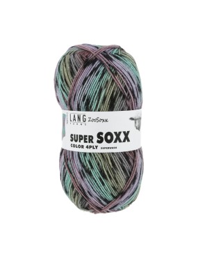 Lang Yarns Super Soxx Color 4 Ply Zoosoxx Crocodile (0427)