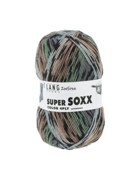 Lang Yarns Super Soxx Color 4 Ply Zoosoxx Rhino (0429)