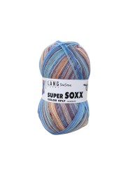 Lang Yarns Super Soxx Color 4 Ply Seasoxx Indian Ocean (0418)