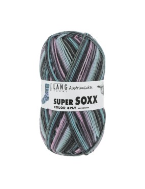 Lang Yarns Super Soxx 4 Ply Austrianlakes Traunsee (0422)