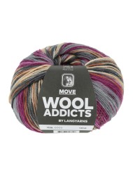 Lang Yarns Wool Addicts Move Grey Rose Stone (0003)