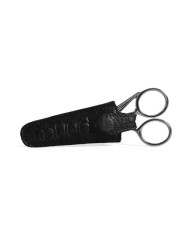 Muud Espoo Handmade Leather Scissor Case 3.5 x 2 x 8 cm - black