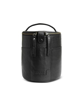 Muud Saturn Handmade leather bag for craft projects 20x16cm - black