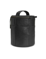 Muud Saturn Handmade leather bag for craft projects 20x16cm - black