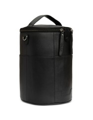 Muud Saturn XL Handmade leather bag for craft projects 28xØ21cm - black