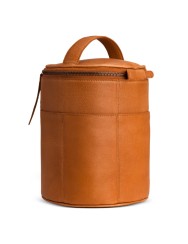 Muud Saturn Handmade leather bag for craft projects 20x16cm - whisky