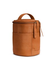 Muud Saturn Handmade leather bag for craft projects 20x16cm - whisky