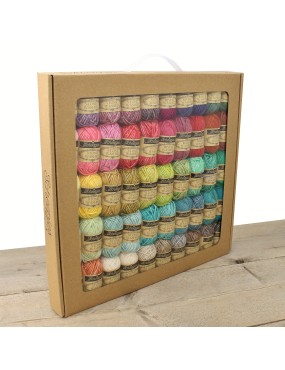 Scheepjes Stone Washed-River Washed Colour Pack 58 kleuren x 10 gram