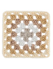 Red Heart Granny Square Creme