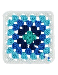 Red Heart Granny Square Frigid