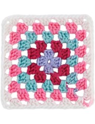 Red Heart Granny Square Pink Punch